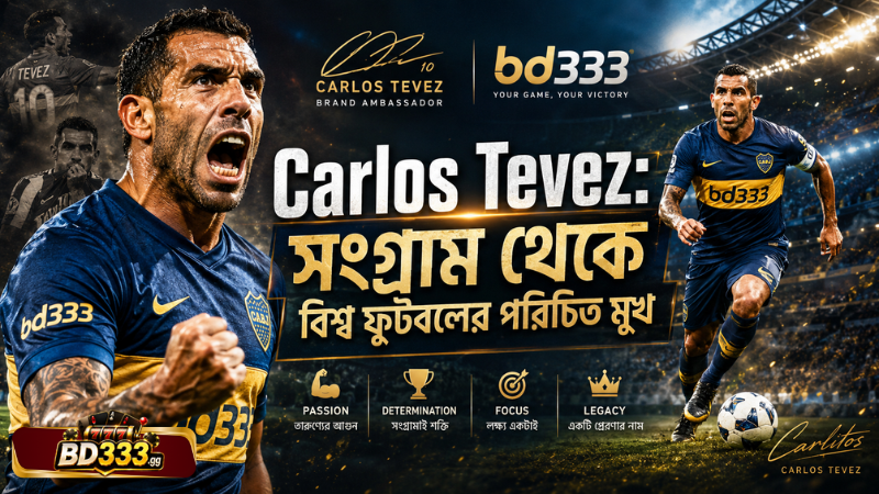 BD333 Brand representative Carlos Tevez