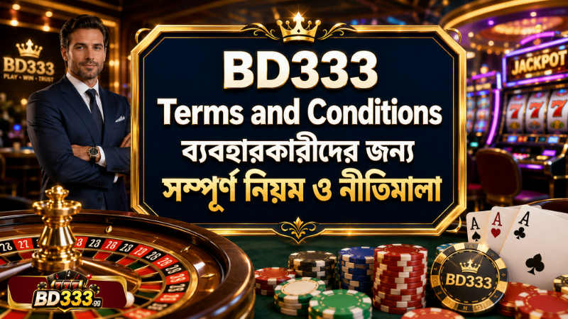 BD333 Terms and Conditions