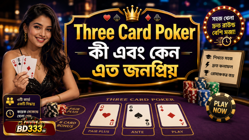 BD333 Three Card Poker