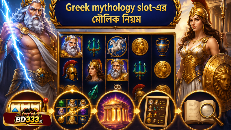 Basic rules of Greek mythology slot