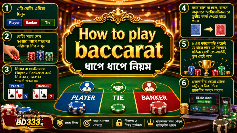 How to play baccarat
