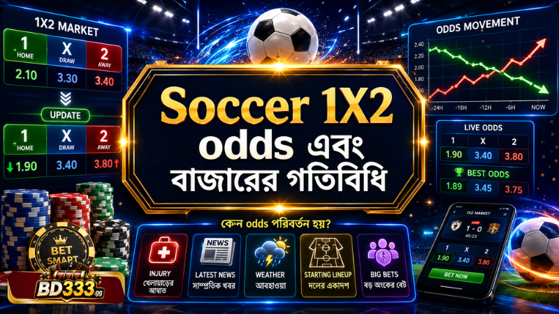 Soccer 1X2 odds