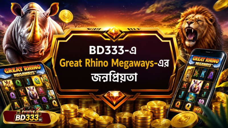 The popularity of Great Rhino Megaways on BD333
